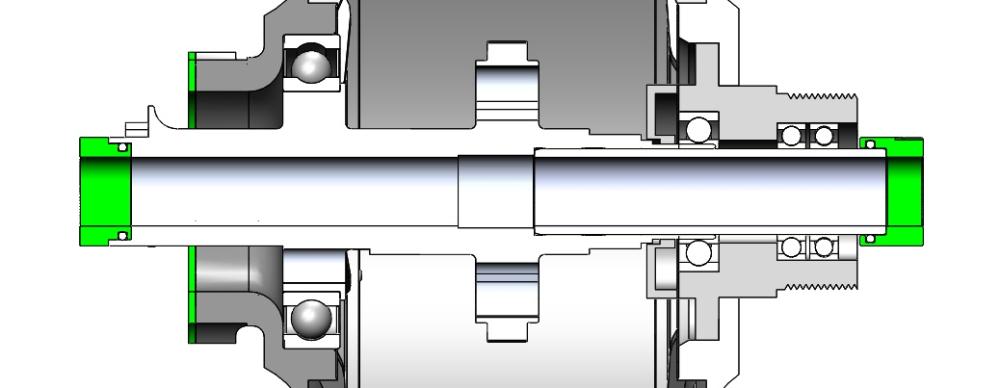 148x12 Rear Singlespeed Adapter Hardware Highlighted in Green