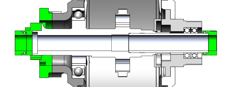 157x12 Superboost Rear Singlespeed Adapter Hardware Highlighted in Green