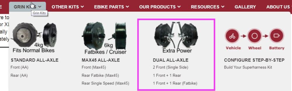 Link to dual motor kit bundles