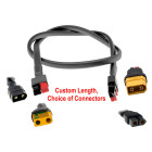 Custom Length 12 Gauge Battery Extension Cable with Anderson Powerpoles