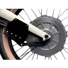All-Axle Front Motor fits on this Brompton! Baserunner L10 mounting plate doubles up neatly as a sturdy Torque Arm mount also.