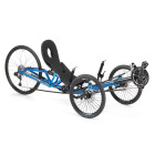 Grin All-Axle electric conversion on a tadpole recumbent trike