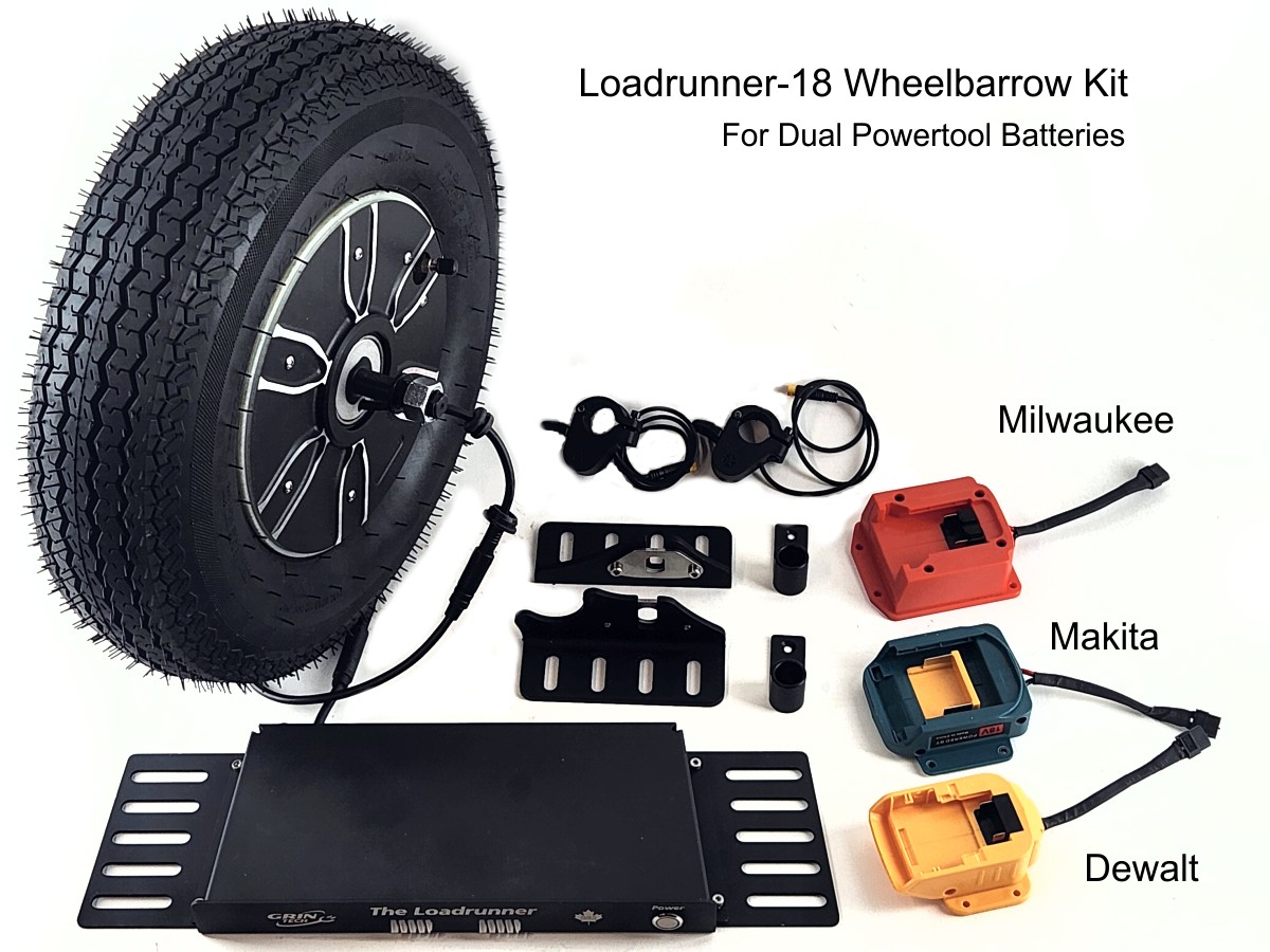 Loadrunner Wheelbarrow Kit for 18V Powertool