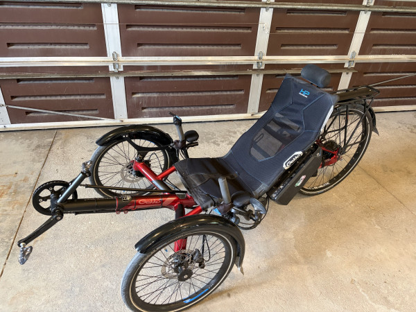 Folding Tadpole trike install