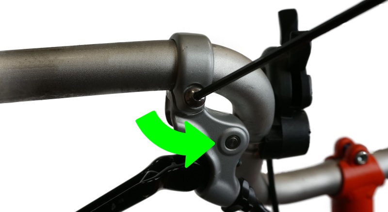Loosen brake levers