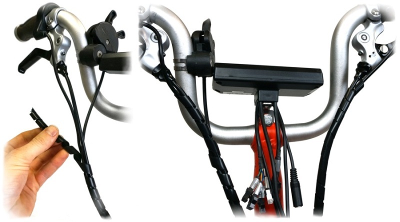 Spiral wrap wires