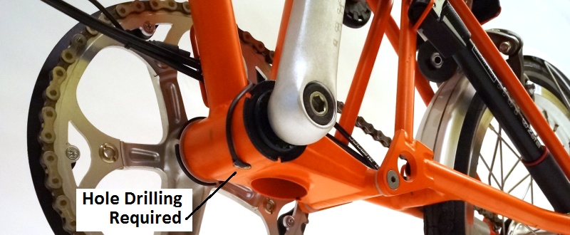 Torque Sensor Cable from Bottom Bracket Shell