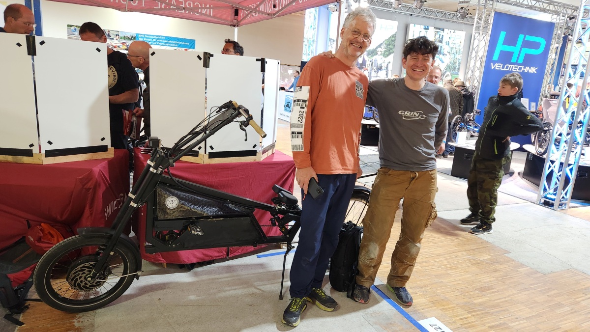 Oliver was one of many Grin customers who came to stop by and chat and get advice and pointers. His ebike is one of many featured on our project gallery! 