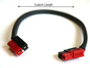 Custom Length 12 Gauge Battery Extension Cable with Anderson Powerpoles
