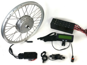 Front Geared Motor Ready-to-Roll Kit for Brompton Bicycles