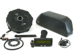 Grin All-Axle Motor Conversion Kit, Black Anodized