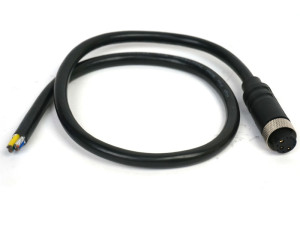 60cm Motor Phase Cable Harness with L10 Connector, 3x 12g phase wires, 7x24g signal wires