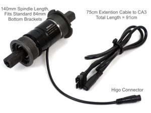 Sempu 140mm Torque Sensing Bottom Bracket and Cables for CA3