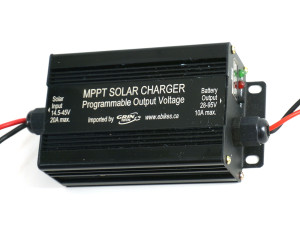 Programmable Boost Mode Solar MPPT Charge Controller, 28-95V Output Range
