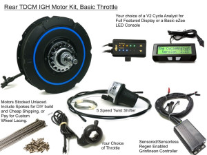 TDCM 5Spd Internal Gear Hub Basic Throttle Conversion Kit