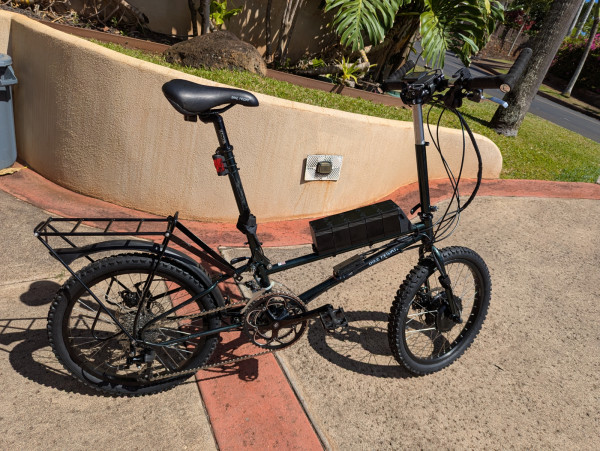 Bike Friday Folding Travel Bike Conversion with LiGo batteries