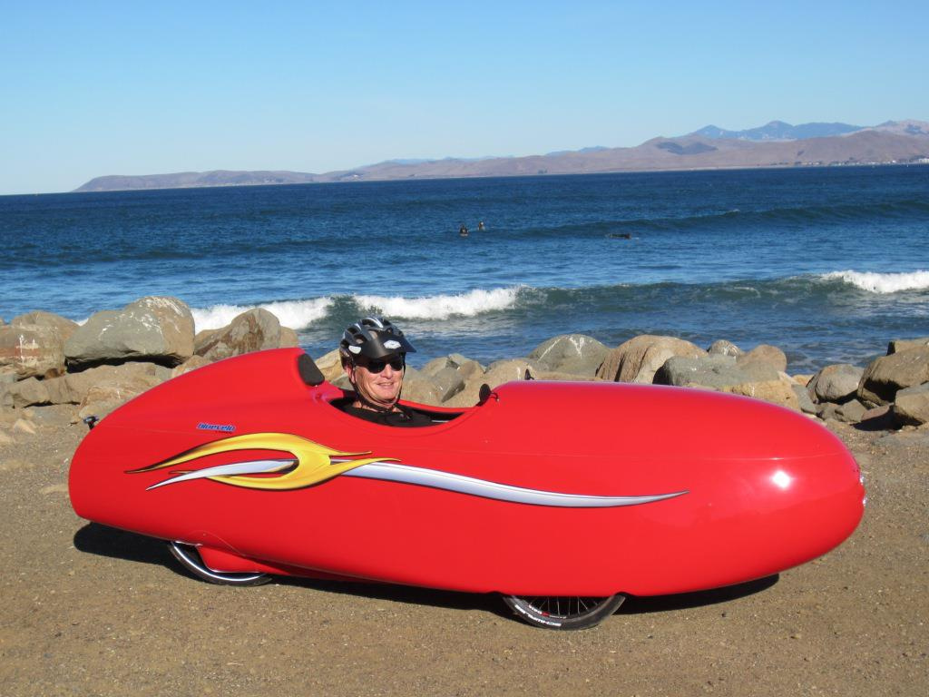 My vehicle was originally purchased by this Californian velonaut in 2012.