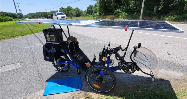 Solar Trike with RH212 motor