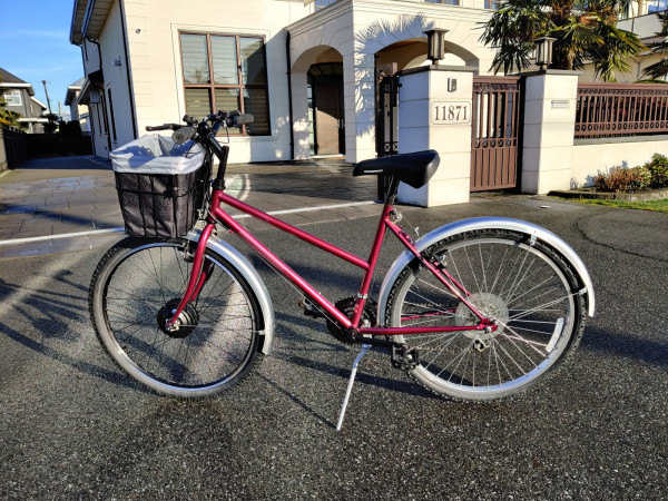 Cute bike with basket