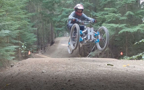 Custom  full suspension  e trike