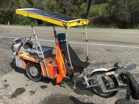 Solar Cargo Recumbent - Tilting Trike