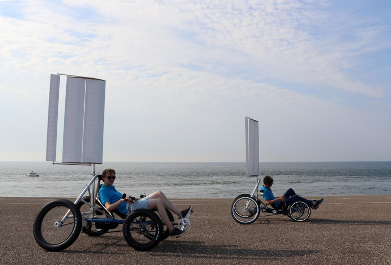 Wind powered deals bicycle