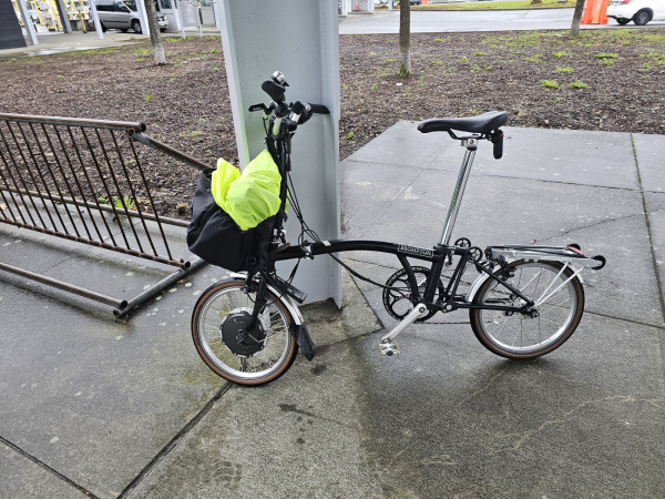 Brompton build with crystalyte SAW20 and Grin superharness