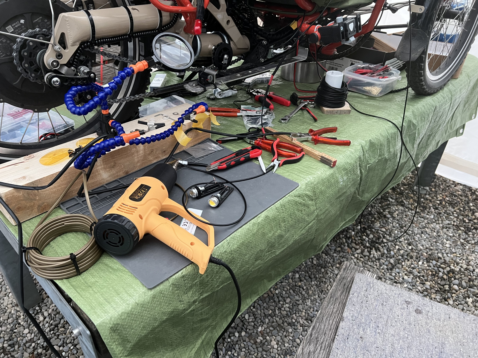 adding a flasher system in winter 2024/25