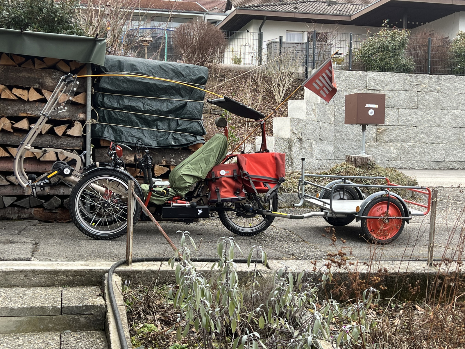 my good old one, modified for transports up to 100kg (incl. trailer)