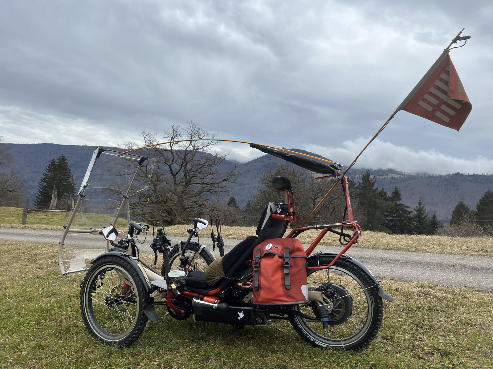 Two Recumbent Trike Pedelecs (RTPs) - customized by composing information of DIY internet 'investigation' & producer meetings 