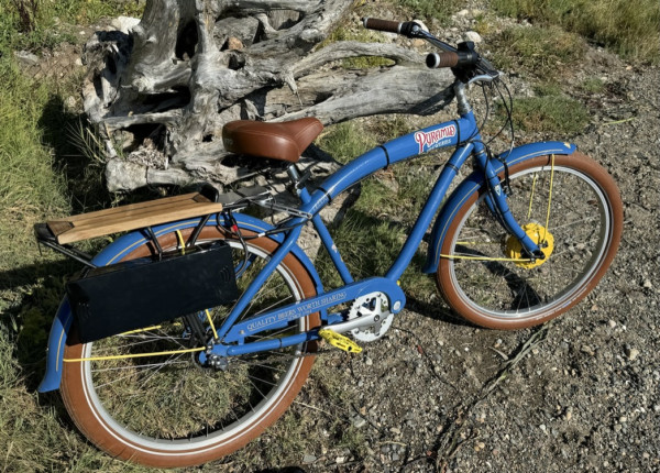 My Big Blue Beach Bike