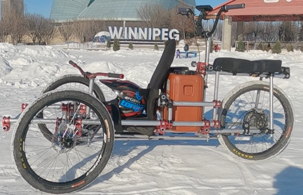 "double up"   dual steer staggered   tandem   adaptive trike  concept