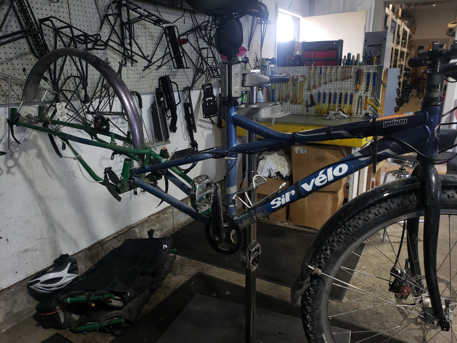 Upgrading the drivetrain on Sir Velo