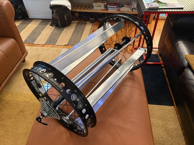 Paddle wheel assembled from 2x 20