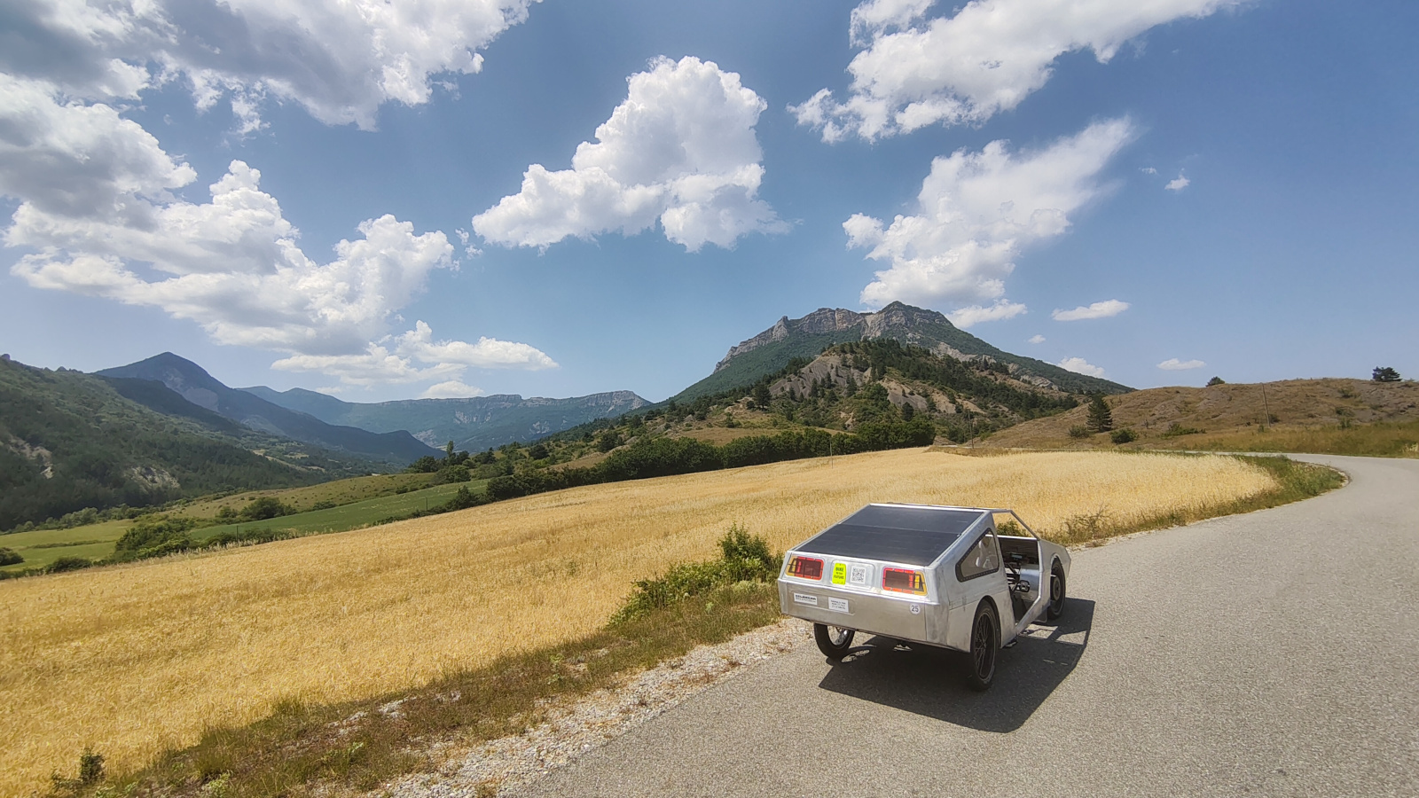 Beautiful scenary on the first day of the second week in the Alps