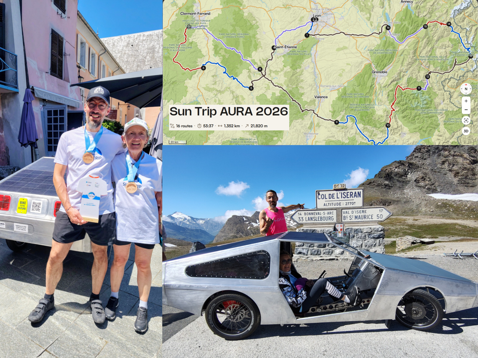 We did it, we did not have to recharge the batteries on the grid at all, only from the sun via our solar panels, two weeks, 1300+km done