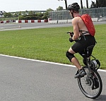Bobby on nuvinci geared electric unicycle