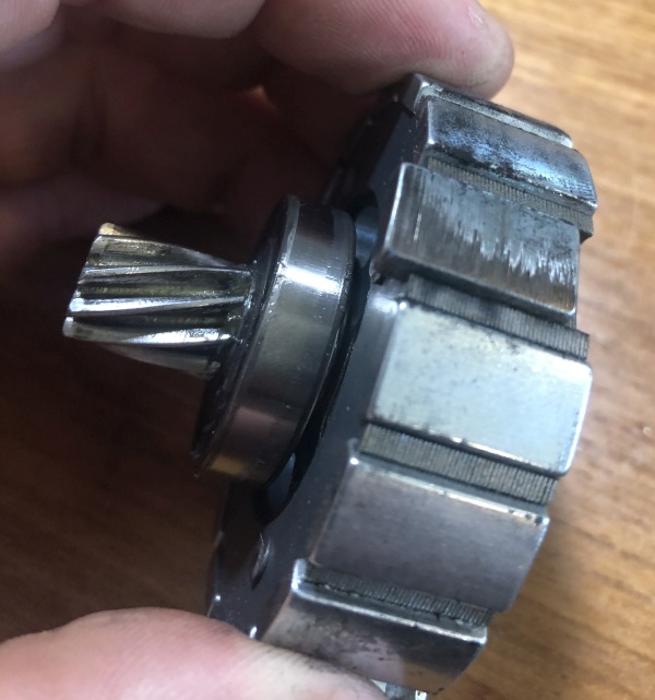 Loose Rotor Magnet that was Scraping Stator
