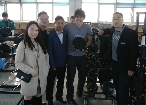 Nine Continent Factory Visit with First RH212 Motor Samples