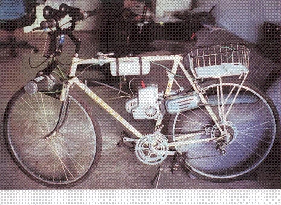 Joshua's First Motorized Bicycle, circa 1980s