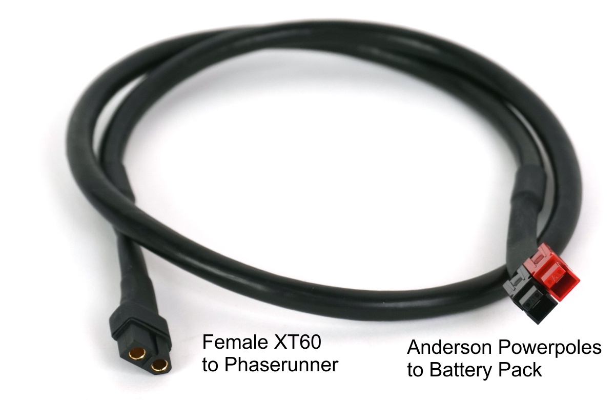 Phaserunner Stock Battery Cable Harness