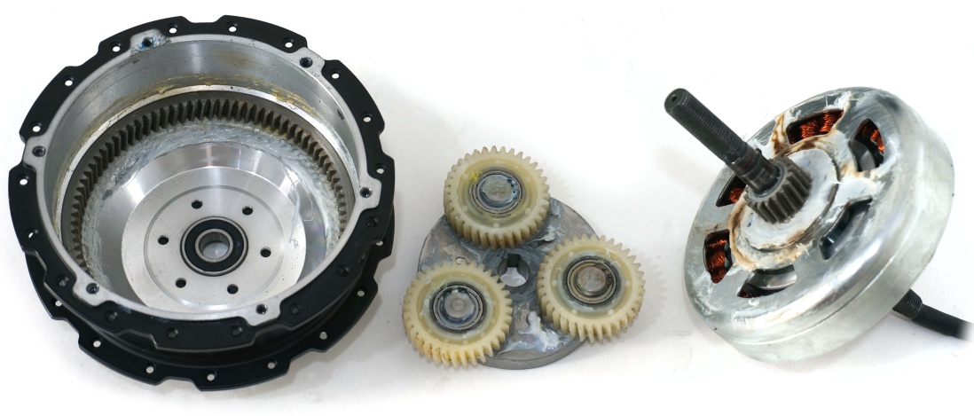 Disassembled image of SX motor