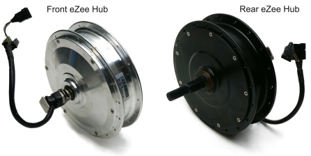 Unlaced Front and Rear eZee Hubs