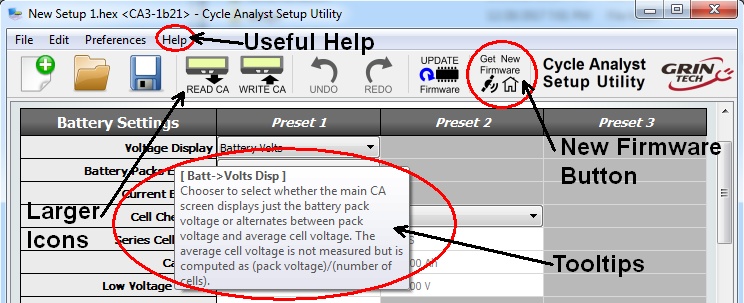 CA Setup Utility 1.53 Improvements
