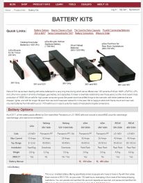 Battery Kits Info Page