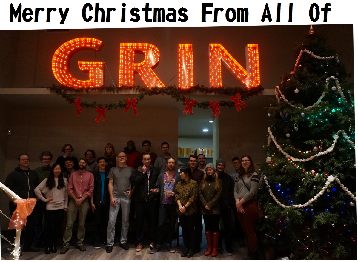 Best Wishes from all the us at our staff Christmas party