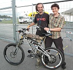 With Jules and his CNC'd Ebike at Eurobike