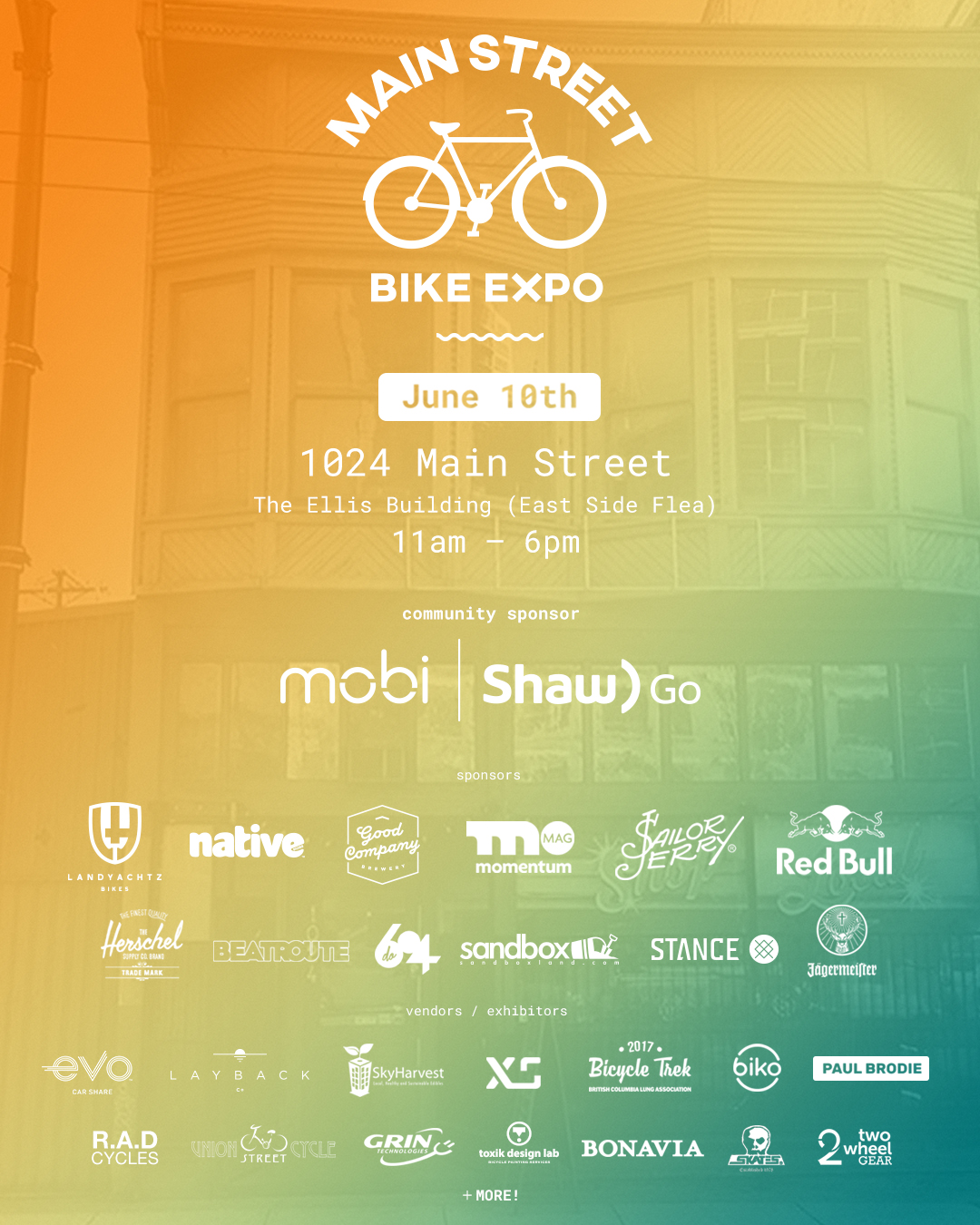 Main Street Bike Expo Poster