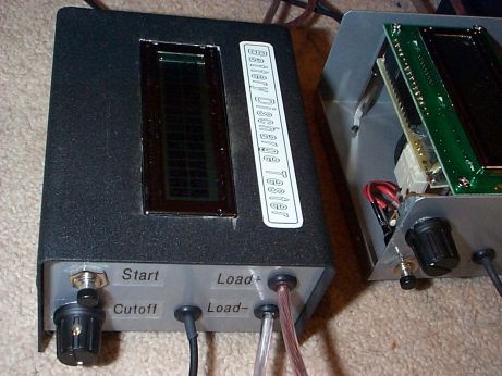 An early ~2006 battery tester we made for a local ebike shop Voltage EV
