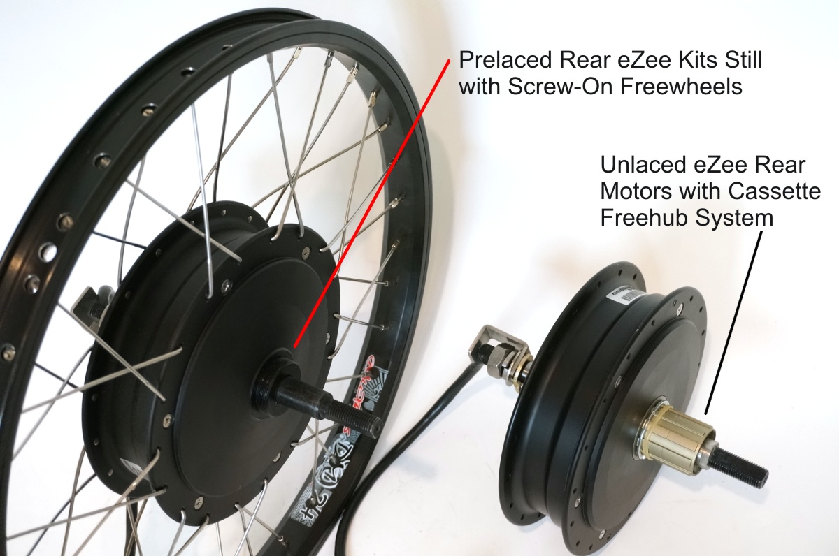 eZee Rear Hub Motor with Cassette Freehub